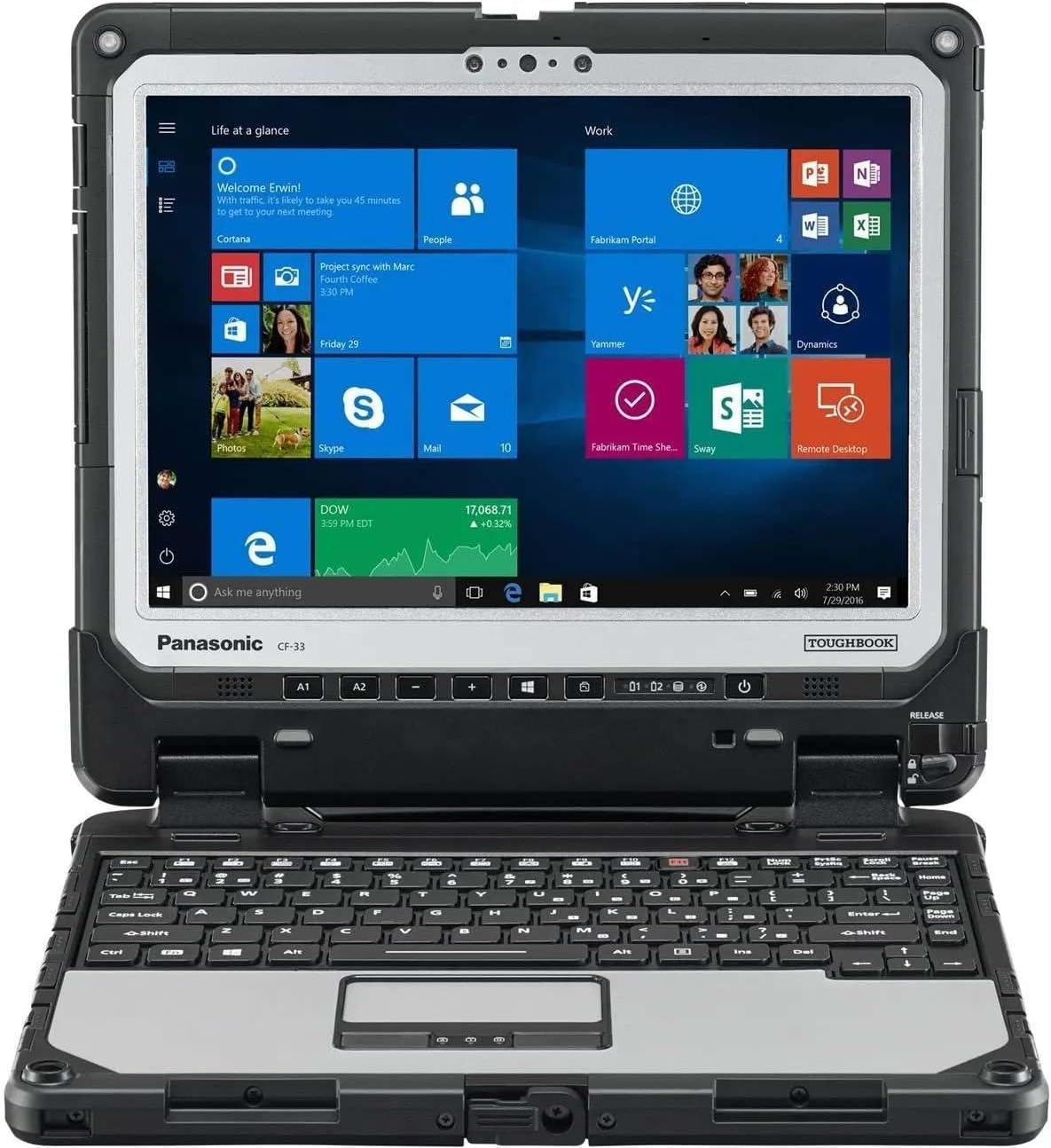 Panasonic Toughbook CF-33 MK1, Intel Core i5-7300U up to 3.5GHz