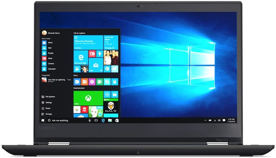 Lenovo ThinkPad Yoga 370 Touch Laptop with Intel Core i5-7300U