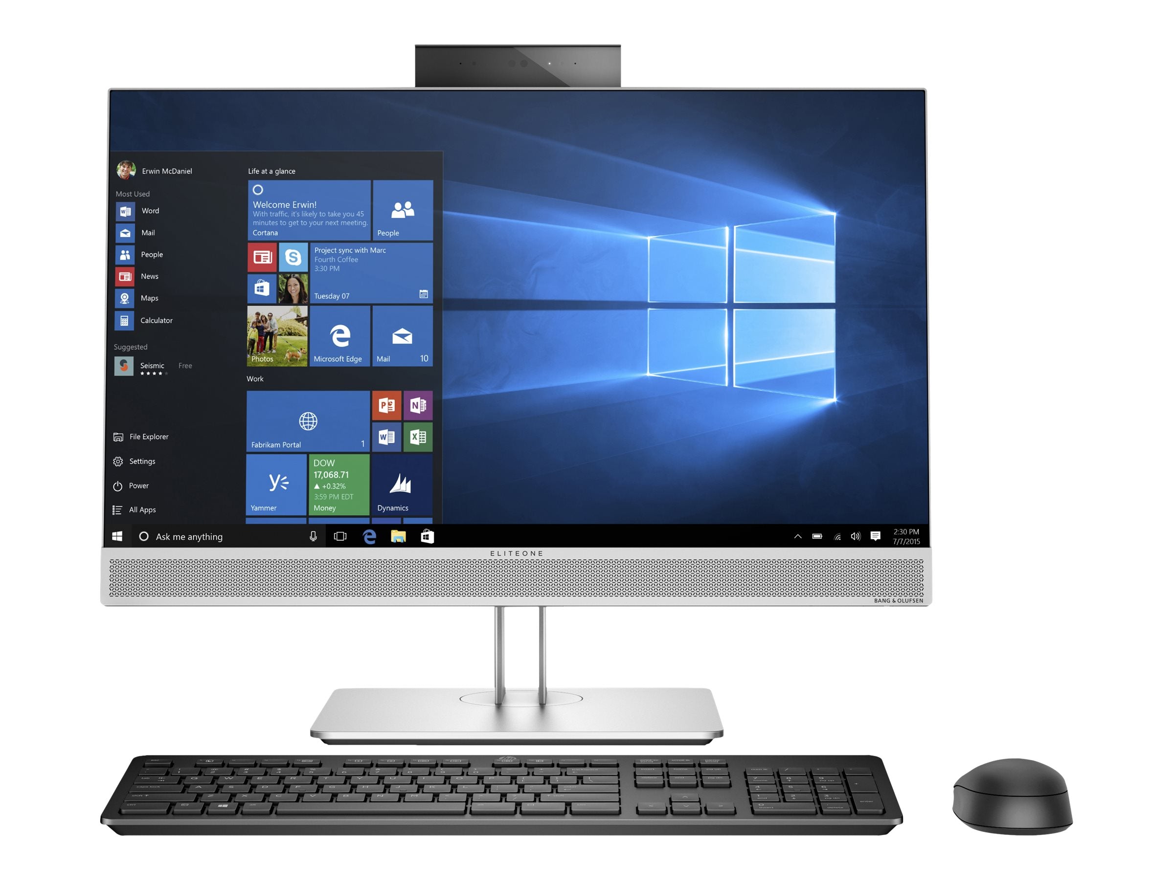 HP EliteDesk 800 G3 NonTouch All-in-One PC I5-7500 8GB