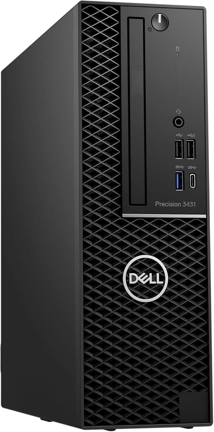 Dell Precision 3431-SFF, Core i7-9700 3.0GHz, 16GB RAM, 256GB Solid State Drive, Windows 11 Pro 64Bit, (Renewed)