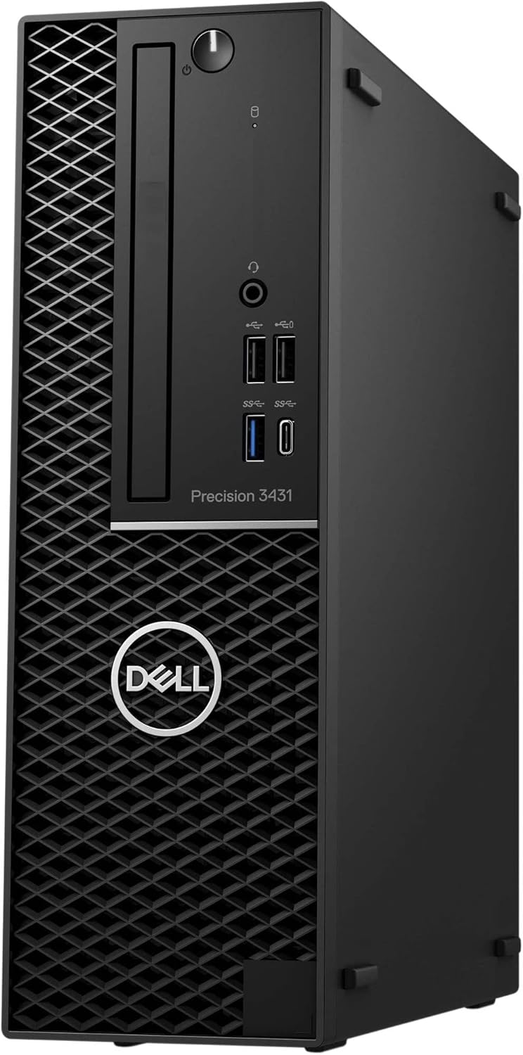 Dell Precision 3431-SFF, Core i7-9700 3.0GHz, 16GB RAM, 256GB Solid State Drive, Windows 11 Pro 64Bit, (Renewed)