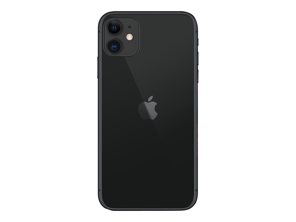 Apple iPhone 11  5.8" Unlocked for All CDMA and GSM 128Gb-Black Silicone Case - Space Gray Renewed