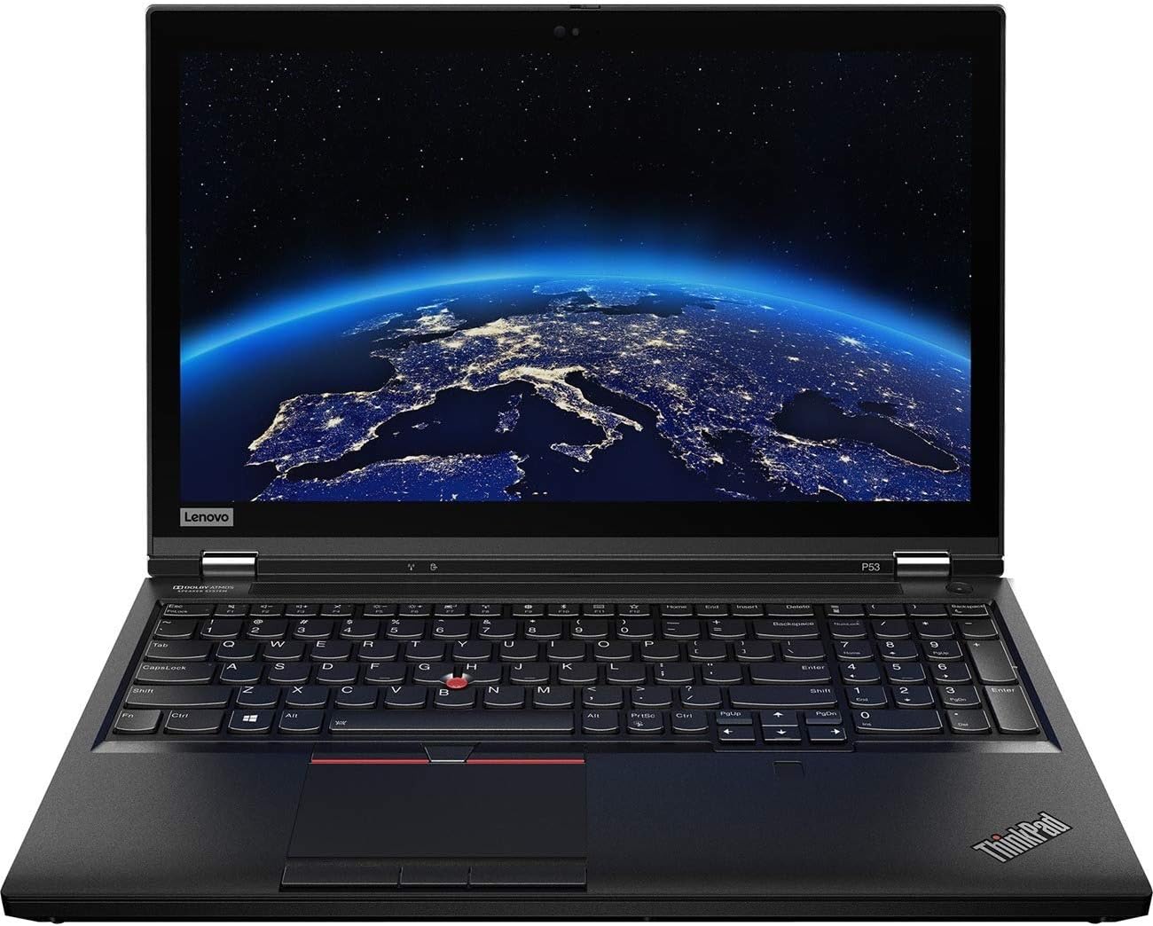 Lenovo ThinkPad P53 Workstation Laptop (Intel i7-9750H 6-Core, 32GB RAM, 256GB SATA SSD, Quadro T1000, 15.6" Refurb.