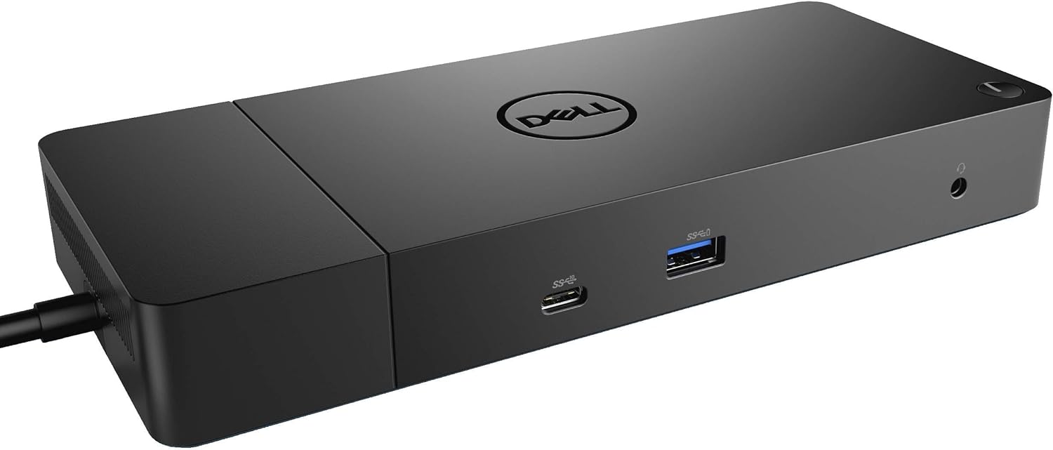 Dell WD19 130W Docking Station (with 90W Power Delivery) USB-C, HDMI, Dual DisplayPort - (Black) (Renewed)