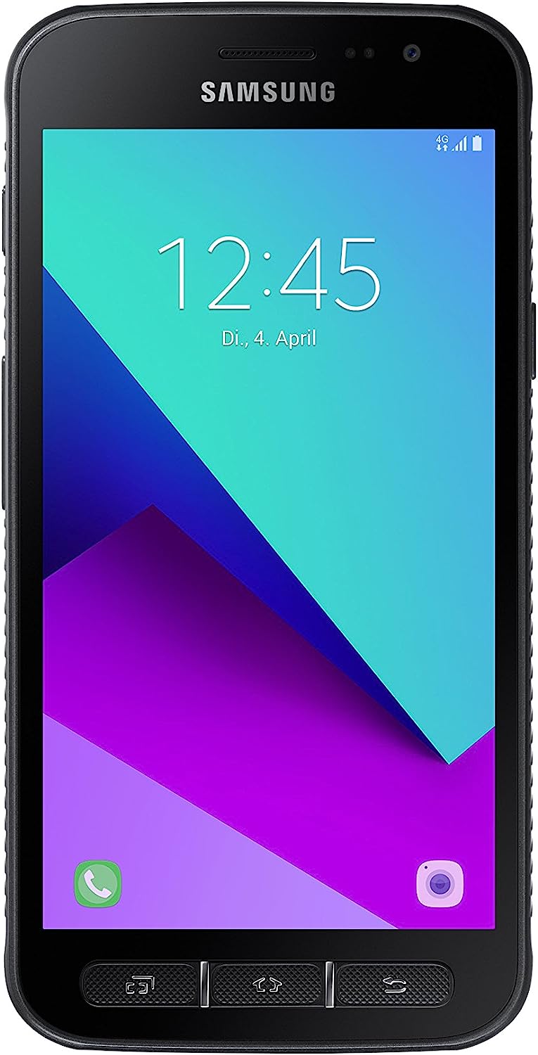 Samsung Galaxy XCover4, Black (SM-G390WZKAXAC) Renewed.