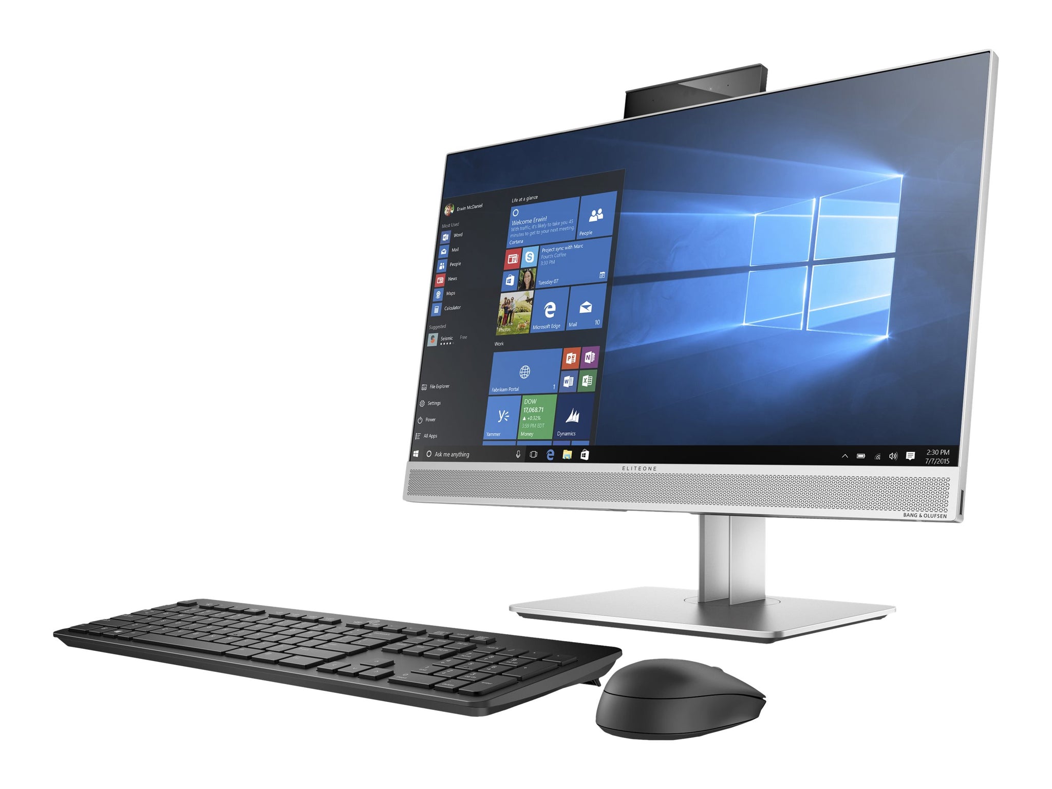 HP EliteDesk 800 G4 23.8-inch NonTouch All-in-One PC - I5-8500 8GB 256GB M.2 W10P Refurbished