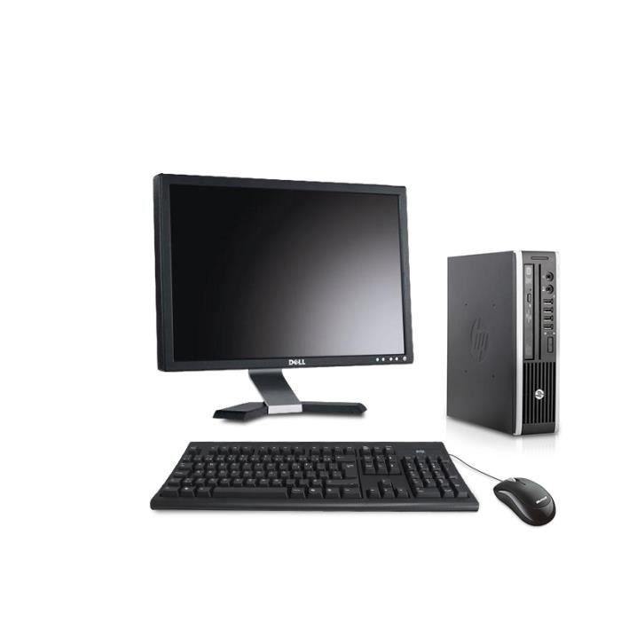 HP Compaq Elite 8300 Ultra Slim Desktop- 8GB - 256GB SSD - Intel i5 Processor - Win 10 Pro - WiFi - Keyboard and Mouse BLK - REFURBISHED - Atlas Computers & Electronics 