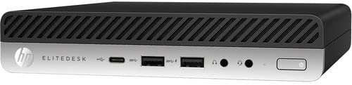 HP EliteDesk 800-G3 Mini Business PC, Intel: i5-7500T, 8GB, 256GB/SSD, Gigabit Ethernet, 802.11AC WiFi+Bluetooth, Intel HD630, Windows 10 Pro-64