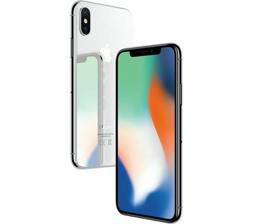 APPLE IPHONE X A1901 64GB UNLOCKED SMARTPHONE-BLK Refurbished with